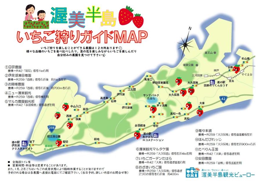 いちご 狩り 田原