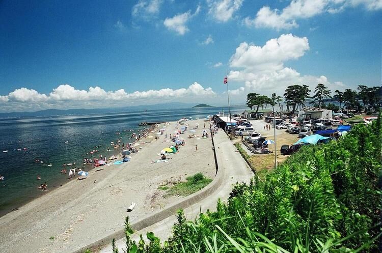 海水浴（仁崎海水浴場）