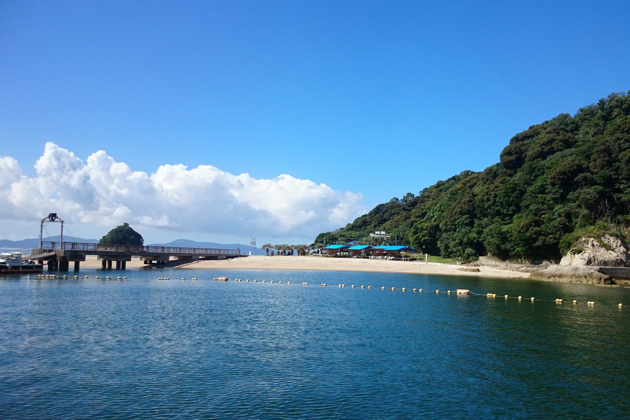 三河大島海水浴場開設