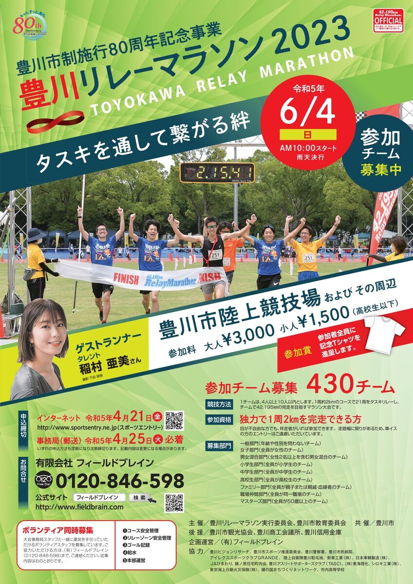 豊川リレーマラソン2023