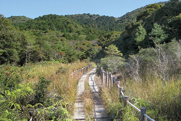 葦毛湿原・神石山登山ルート