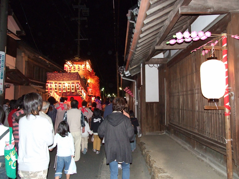 二川八幡社祭礼町中 