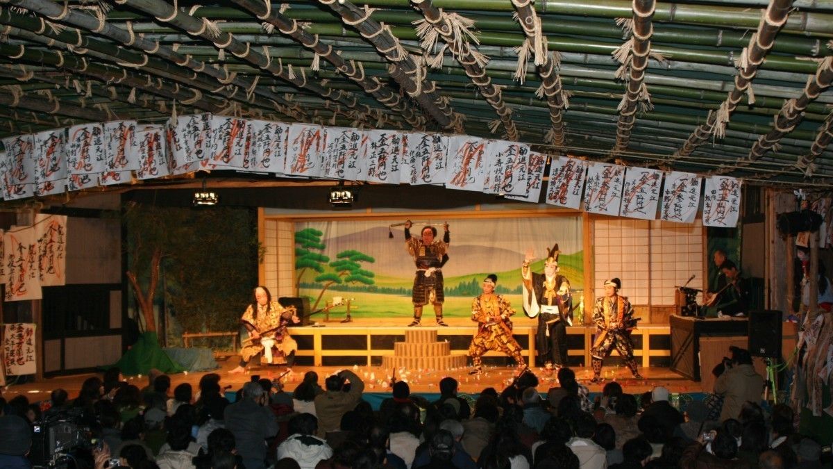 田峰観音例大祭奉納歌舞伎